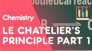 Le Chateliers Principle Part 1  Reactions  Chemistry  FuseSchool [upl. by Feilak]