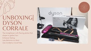 Unboxing and How to set up your Dyson Corrale hair straightener [upl. by Tamera]