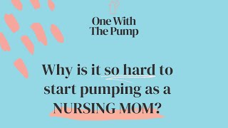 Why is it so hard to pump as a nursing mom [upl. by Nosneb]