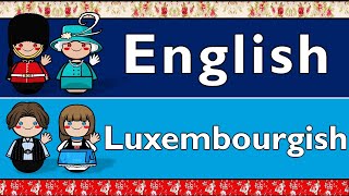 GERMANIC ENGLISH amp LUXEMBOURGISH [upl. by Ocisnarf]