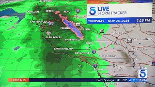 Thanksgiving could be another rainy day in California [upl. by Ailahs496]