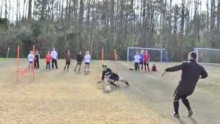 Goal Keeper SAQ Training wwwsaqsoccercom [upl. by Ebeneser]