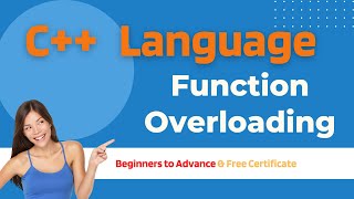 Function Overloading in c Function Overloading in c with Example Function Overloading in hindi [upl. by Apollo573]