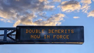 Double demerits in effect for Australia Day weekend [upl. by Xenos]