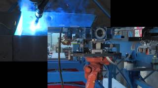 Steel Beam Assembler  Sin Beam 500 frame connection [upl. by Nahta]