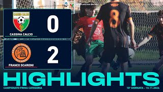 Cassina Calcio  Franco Scarioni 02  Gol amp Highlights  Prima Categoria 202425 [upl. by Jarad]