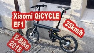 Xiaomi QiCYCLE  Cooles EBike 2018 top Qualität 25kmh [upl. by Adne]