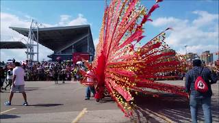 Costume Caribbean Caribana Carnival Nationz Caribanafest Parade Toronto Canada 832019 [upl. by Hammock]