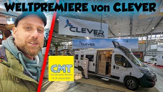 CLEVER SPIRIT 600  CMT 2024  WELTNEUHEIT von CLEVER VANS  6 Meter Kastenwagen mit Längsbetten [upl. by Ruthy]