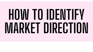 How to find Market Direction for option selling  Technical Analysis [upl. by Vyner]