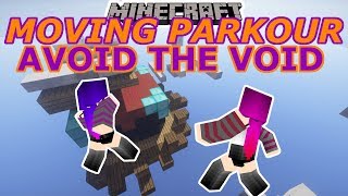 Minecraft Moving Parkour  Avoid the Void  Chunk Runner Parkour Map [upl. by Sokairyk303]