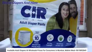 CIR Brand Adult Diaper Pants Medium Size 10pcs Packing Complete Details [upl. by Aikat466]