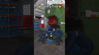 Safety Animation video 3D animation safetyfirst safetyanimation safetyshorts cartoon accident [upl. by Douty520]