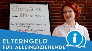 ▶ Elterngeld für Alleinerziehende Das musst du wissen vor Elterngeldreform [upl. by Ahkihs]