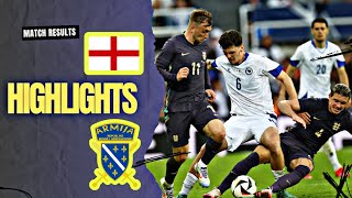 Highlights England VS Bosnia and Herzegovina in International Friendlies [upl. by Tram276]