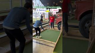 Mini Masters Championship Round 1 Holes 1011  2 Danny vs 7 Jess minigolf [upl. by Annaili]