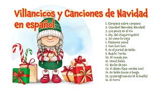 Spanish Christmas Songs with lyrics for karaoke  Karaoke de Navidad en español [upl. by Nylynnej]