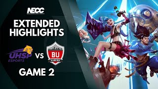 UHSEP Esports vs BU Gaming Highlights  Game 2  NECC Div 1 League of Legends [upl. by Ai]