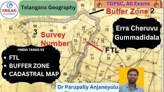 HMDAFTLBuffer ZoneCadastral Maps HydraGummadidalaTelangana GeographyParupallyAnjaneyulu [upl. by Webber198]