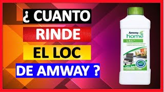 ✅Cuanto rinde el LOC de Amway  ✅Rendimiento del LOC de Amway ✅Comparativos del LOC de Amway [upl. by Catherina]