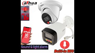 Dahua IPCHDW2449TLSPV IPCHFW2449TLSPV 4MP Smart Dual Light WizSense Network Camera [upl. by Eiramalegna]