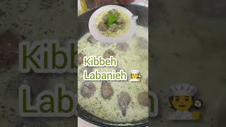 ARABIC DISH  KIBBEH LABANIEH OR KIBBEH BIL LABAN short food asmr arabicfood fyp foryou [upl. by Eirrac]