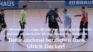 Urlauber hilft in der Bayernliga als Schiedsrichter aus [upl. by Eihctir534]