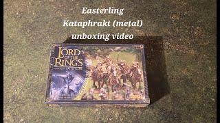 MESBG and LOTR Easterling Kataphrakts metal unboxing video [upl. by Ronn]