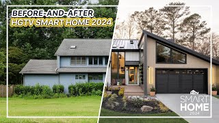 BeforeandAfter HGTV Smart Home 2024 Gets a Stunning Makeover [upl. by Schiffman]