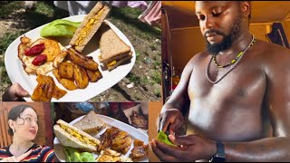 🇯🇲 my boyfriend cooks us delicious Jamaican breakfast 🥹🥹 [upl. by Lancaster565]