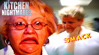 she SLAPPED gordon  O  Kitchen Nightmares  Gordon Ramsay [upl. by Jandel]