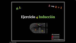 Ejercicio 4 Inducción Matemática [upl. by Sajet832]