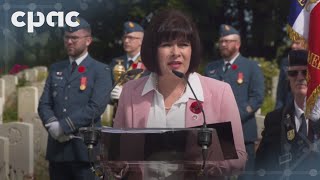 80th anniversary of DDay Ceremony at BénysurMer Canadian War Cemetery – June 5 2024 [upl. by Fernandez536]