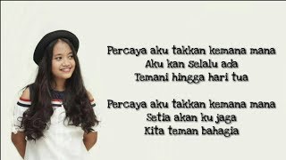 Teman Bahagia  Jaz Cover Hanin Dhiya LIRIK [upl. by Ytinav]