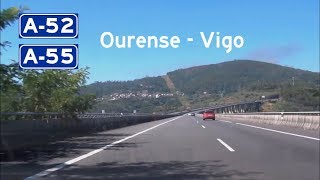 E A52A55 Ourense  Vigo [upl. by Odrick682]