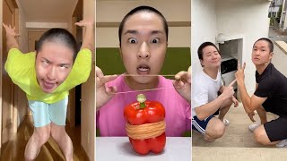 Junya vs Sagawa Sagawa Takes the Rubber Band Challenge Sagawa 1 Gou Tiktok Videos [upl. by Nosreve]