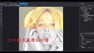 C程式處理BMP圖檔（自製車輪未用任何library） [upl. by Ogir]