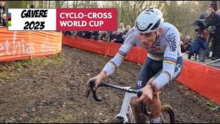 UCI Cyclo cross World Cup Gavere 2023 [upl. by Aehtna]