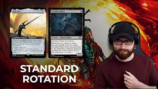 Preparing for STANDARD ROTATION  MTG Arena Standard [upl. by Nahsad]