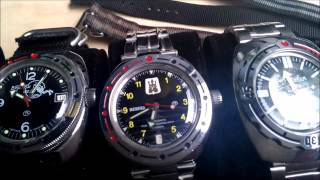 Vostok Amphibia EDC Uhr Collection EDC Watch Daily Rocker [upl. by Reagan699]