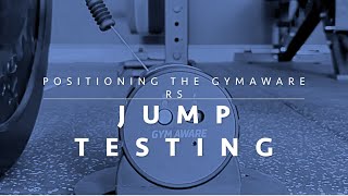 Positioning the GymAware RS for jump testing [upl. by Nyladnarb]