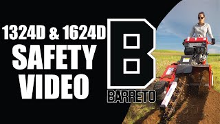 1324D1624D Full Size Trencher Safety Information  Barreto Manufacturing Inc [upl. by Josi]