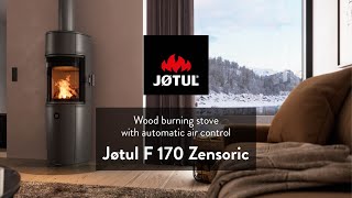 Jøtul F 170 Zensoric  Energyefficient wood burning stove with automatic air control [upl. by Clercq]