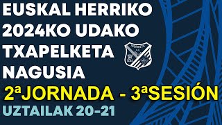 Cto de Euskal Herria abs jr verano  Euskal Herriko udako absolutu eta junior txapeketa2 JOR3SES [upl. by Yretsym967]