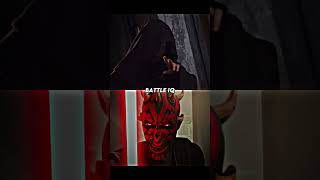 Knightfall Vader VS Darth Maul shorts edit starwars viral [upl. by Nnaasil540]