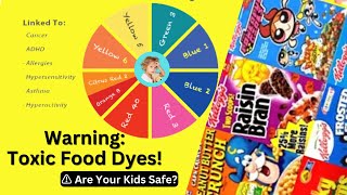 The Severe Health Risks Of Food Dyes  Your Children Are Being Poisoned [upl. by Aneehc381]