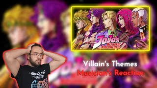 Studio Musician  Jojos Bizarre Adventure Villains Themes Reaction and Analysis [upl. by Mauchi336]