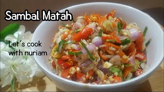 Sambal Matah  Cara Membuat sambal MATAH [upl. by Addie354]