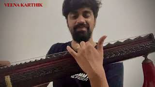 Aakasham Enatido  Ilayarajas Composition  Veena Karthik [upl. by Carita]