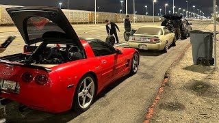 240sx and C5 tandem Vlog with the Homies [upl. by Anayek]